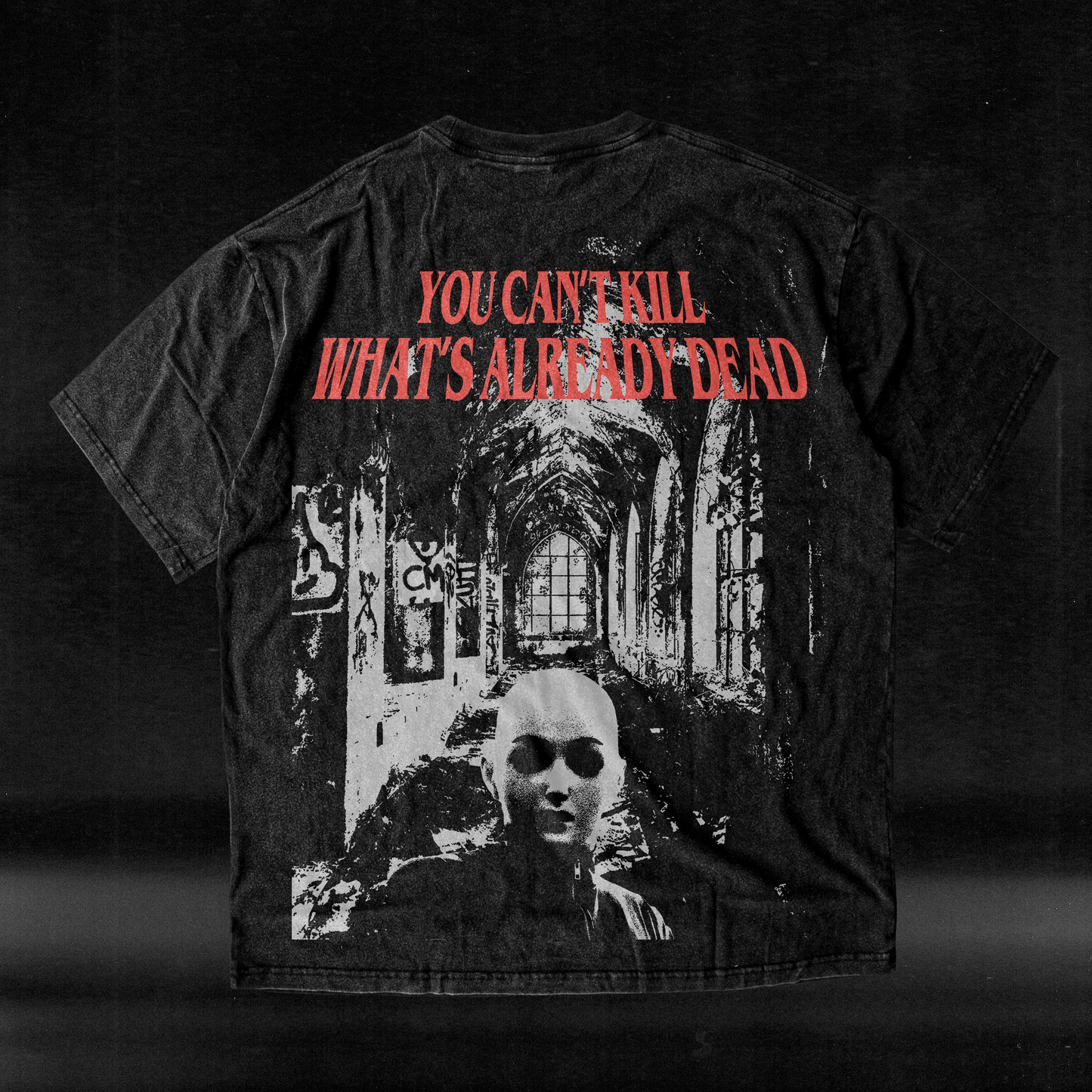 CAROL VINTAGE T SHIRT “YOU CANT WHATS ALREADY DEAD”
