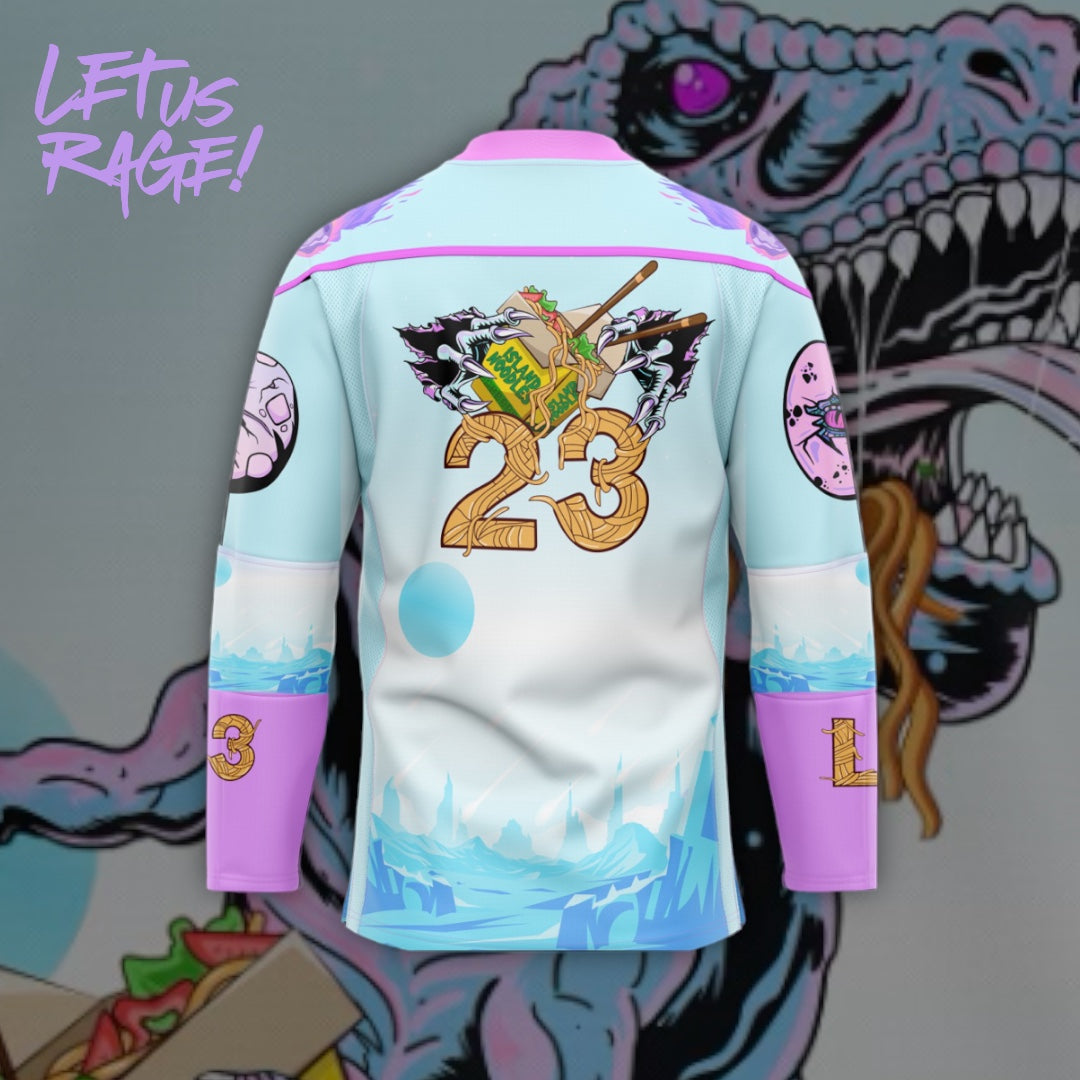 Jurassic Noodles LL23 Hockey Jersey “COTTON CANDY”